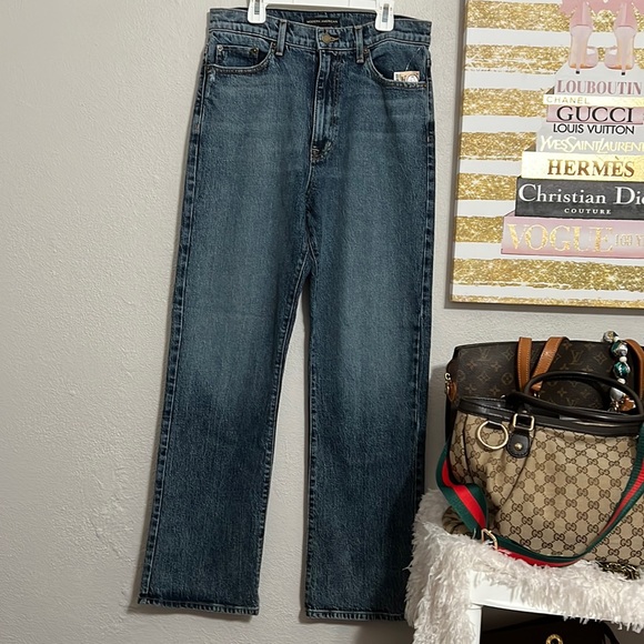 NWT Modern American High Rise  Jackson The Dad Relaxed Straight Jeans size 29 - Picture 2 of 15